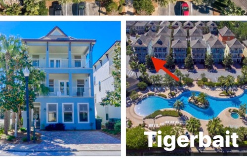 Villages of Crystal Beach House | Avail 7/15/5bd -4b/On Lagoon Pool/ Free Shuttle to Beach/16p