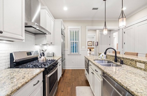 Sugarwood Beach House | Available for Fall Stays! The Crossings District of Watercolor! Resort Amenities! 5 Adult Bikes!