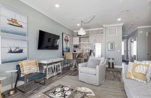 Crescent Beach House | "Awave From It All" Beachfront + Private Pool w/Beach Chairs & Umbrellas Included! Equipped with an Indoor Elevator!