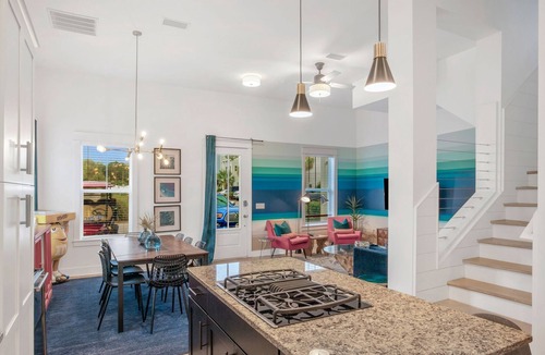 Inlet Beach House | Barefoot And Brushstrokes-30A-Golf Cart-Heated Pool-Bikes-Beach gear