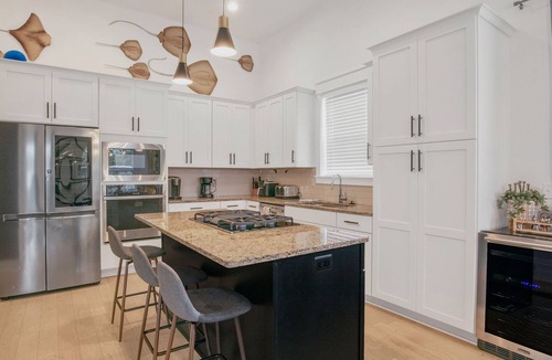 Inlet Beach House | Barefoot And Brushstrokes-30A-Golf Cart-Heated Pool-Bikes-Beach gear