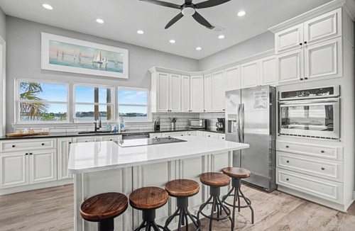 Royal Lagoons House | Bayfront home with a wonderful view of the bridge