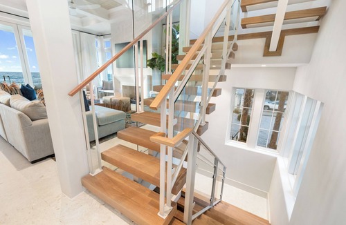 Villa Primera House | Beach Oasis | Luxury Gulf-Front Home with Private Heated Pool, Elevator & Beach