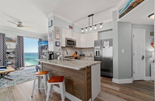 Panama City Beach Condo | Beachfront Corner Penthouse! 9 Ft ceilings! Views For Miles!