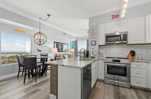 Panama City Beach Condo | Beachfront Corner Penthouse! 9 Ft ceilings! Views For Miles!