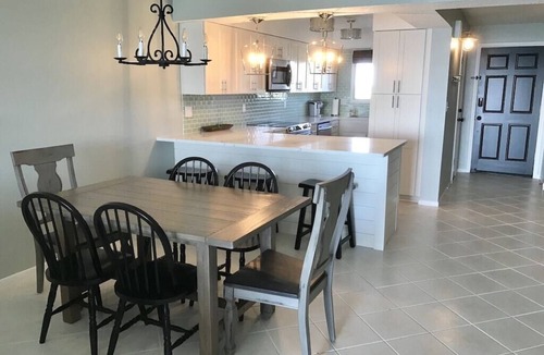 Crescent Beach Condo | Beachfront Dream! Free Beach Service & Completely Remodeled! Pool & Tiki Bar
