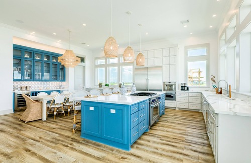 Galveston House | Beachfront Luxury w/Hot Tub on Deck, Spacious Private Interior