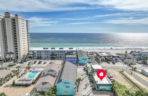 Bel Air Condo | Beachfront: Steps to Beach, Pool, PCB Nightlife!