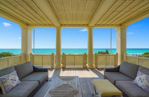 Seaside House | Beachfront Luxury in Seaside, Sleeps 24! Wow Porches & Gulf Views + 2 Bikes!
