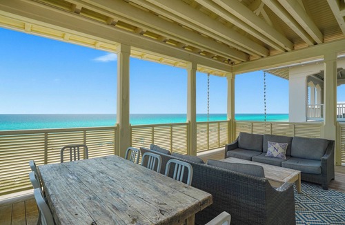 Seaside House | Beachfront Luxury in Seaside, Sleeps 24! Wow Porches & Gulf Views + 2 Bikes!