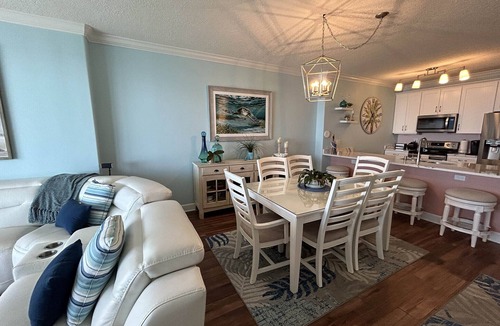 Bid-a-wee Beach Condo | ☀️Beachfront with FAB Views-Gulf Front Indoor/Outdoor Pool-2BR Ocean Reef 1203☀️