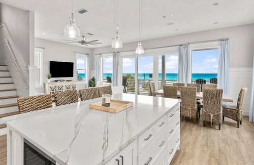 Bid-a-wee Beach House | Beachside Luxury Home: Gulf Views, Fenced Yard + Private Pool