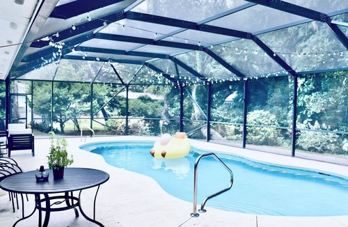 Central Beach House | Beautiful 3-bedroom 2-bath barrier island property with a private pool!