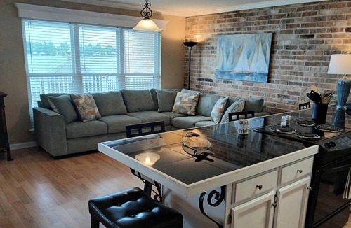 New Roads House | Beautiful False River 3BR Lake House, 1st & 2nd floor Living rooms & Balconies