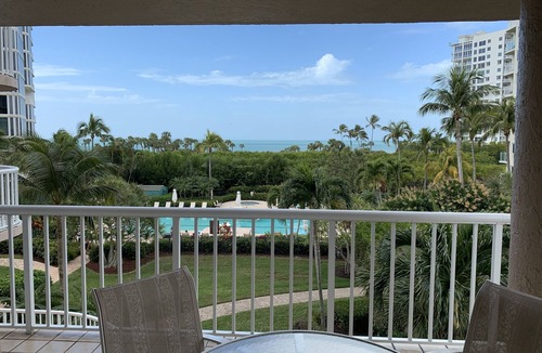 Park Shore Condo | Beautiful gated condo with private beach access.