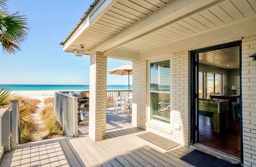 Lullwater Beach On Gulf Of Mexico House | Beautiful Hot Tub 1 Level Home Right on the Beach, right by Pier Park! Sleeps 12