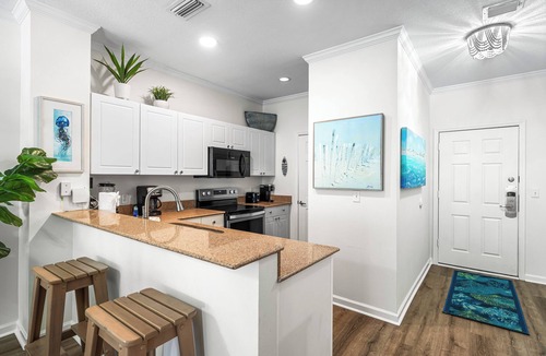 Frangista Beach Condo | Beautifully remodeled condo with 3 minute walk to private, deeded beach!