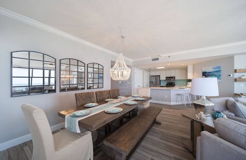 Navarre Beach Condo | Belle Mer 1104 ~ Navarre Luxury Retreat - 4BR/4BA Corner Condo with Gulf & Sound Views