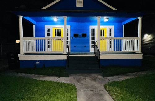 Holy Cross District House | Big Easy Blue & Gold: Lower 9th Ward Charm