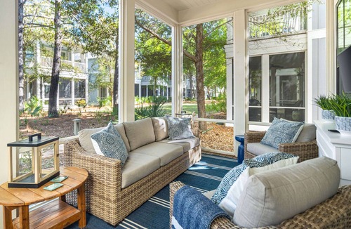 Watercolor House | Big Luxury Beach Vibes w Lounges and GolfCart