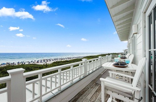 Gulf District Condo | Book a Fall Getaway! Beachside #22 - Gulf Front in Watercolor! 2 Large Gulf-front Balconies!