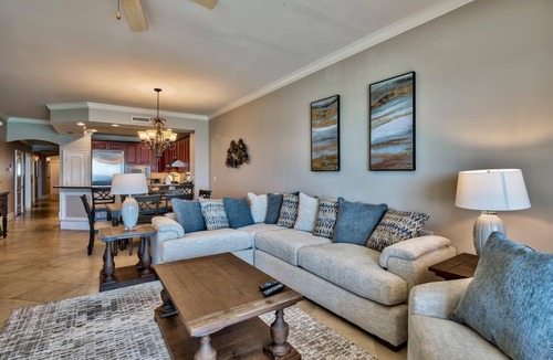 Santa Rosa Beach Condo | Book Now for Fall! Luxury Beachfront Condo! 2 Community Pools! Balcony Overlooking Water!