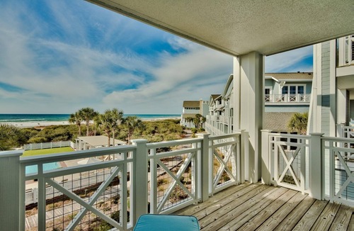 WaterSound Beach Condo | Book Now for Fall! New Listing! Gulf Views! Steps from the Pool and Beach! Gated Community!