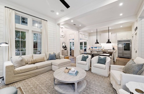WaterSound Beach House | Book Today for a Fall Stay! Spacious, light-filled home! Private Heated Pool! Sonos System!