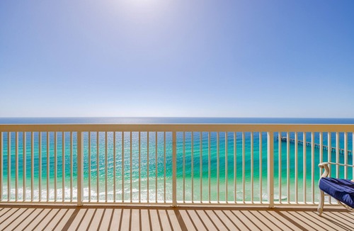 Panama City Beach Condo | Calypso Penthouse ~ Next to Pier Park ~ Stunning Ocean & Beach Front Views!