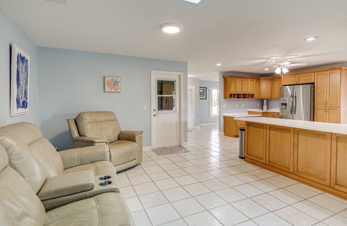 Riviera Isles House | Canal-Front Retreat w/Boat Dock on Merritt Island