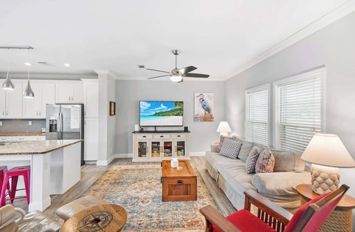 Butler Beach House | Canal Home, Dock, BBQ, Walk to Beach, Fishing