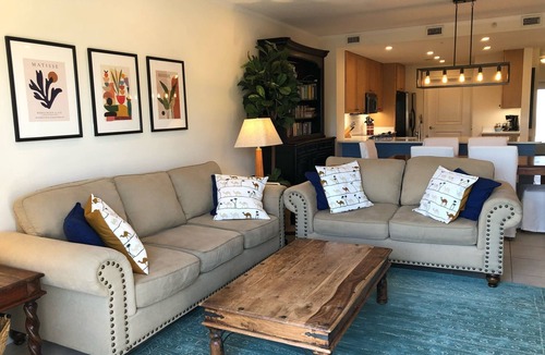 Cassine Village Condo | Cassine Dream: 3BR, Gulf Views, Pools, Tennis, 150 Yds to Beach
