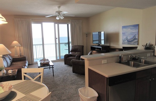 Lower Grand Lagoon Condo | CHARMING BEACHFRONT 1BR/2BA LOW FLOOR AMAZING VIEWS & SUNSETS!