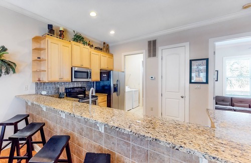 Crescent Beach House | Charming beach escape w/a shared pool, free WiFi, washer/dryer, & central A/C
