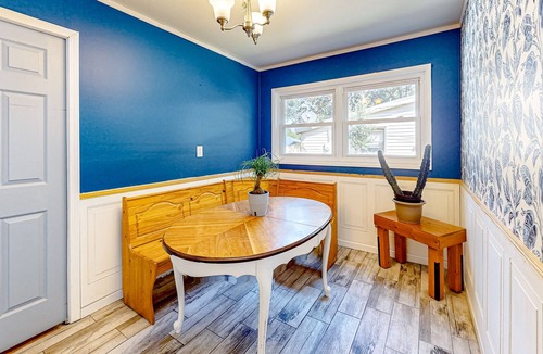 Myrtle Grove House | Charming home with firepit, office space, washer/dryer, & streaming