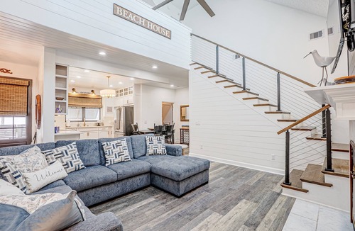 Silver Sands Beach House | Coastal Modern Oasis with Private Pool, Golf Cart, Putt-Putt | Steps to the Gulf