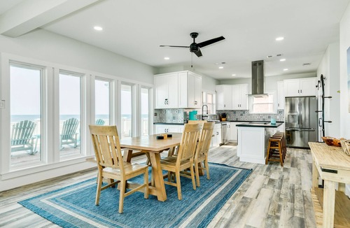 Bermuda Beach House | Comfortable Pet Friendly Beachfront Home - Great Sunrises from the Open Deck!