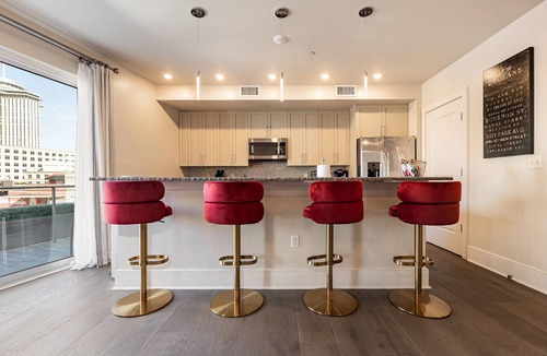 Central Business District Apartment | Corner Downtown Penthouse Private Terrace Walk to Superdome Parades French Quarter