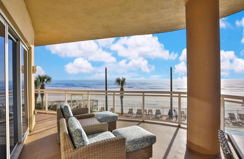 Daytona Beach Condo | Direct Ocean 3/3 Custom Design 2500sqft "Beauty On The Beach"