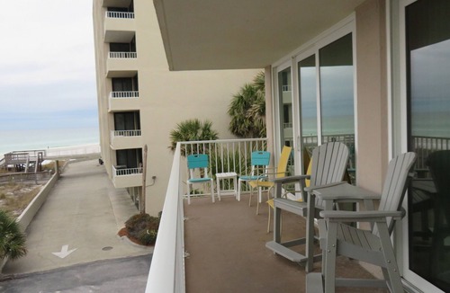 Gulf Lagoon Beach Condo | Directly on Panama City Beach! 5 STAR, Property, bring your dog!n