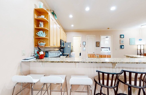 Crescent Beach House | Dog-friendly home with balconies, foosball, pool access, & W/D - steps to beach