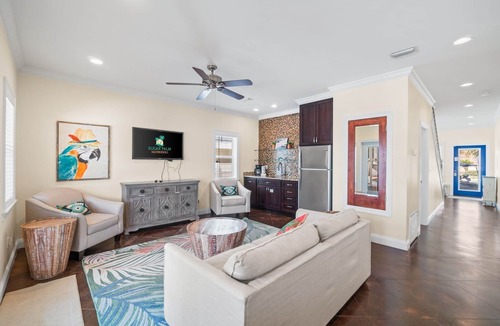 Crystal Beach House | Dolphin Retreat | Pool, Golf Cart, Guest House & Steps to Beach! Pet Friendly!