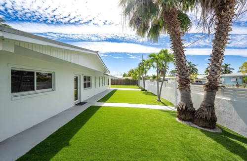 New Town House | Double Lot Private Villa and Pool with Direct Boat Entry to Atlantic and Gulf.