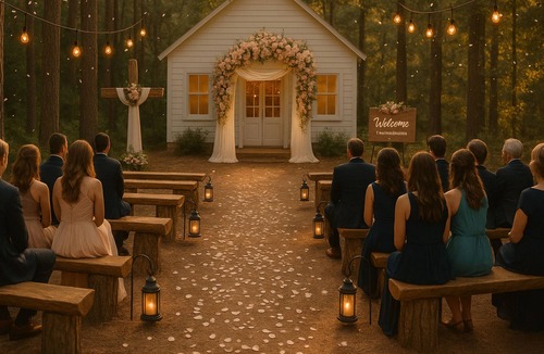 Mineola Cabin | East Texas Piney Woods - Rustic Western Church Cabin - Weddings & other Venues
