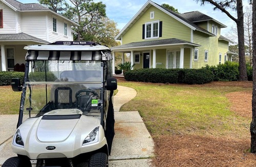 Laurel Grove House | Elegant Emerald Coast Golf Cart Lakefront Vacation Home Florida