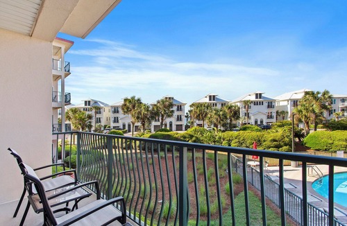Frangista Beach Condo | Emerald Waters 206 - Private Beach Access, Community Pool, Hot Tub, Near Dining!