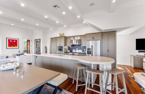 Seagrove Beach House | Fall Availability! Dog Friendly! Cottage District! Western Lake Views! Massive Porches!