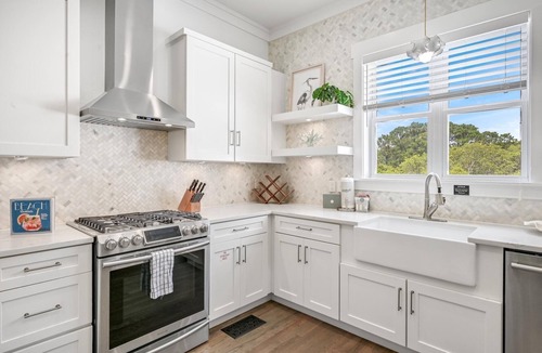 San Juan House | Fall Availability! Gulf Views! Private Heated Pool! Low-Speed Vehicle! Steps from the Beach!