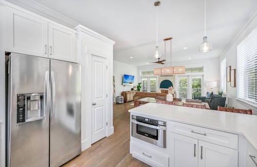San Juan House | Fall Availability! Gulf Views! Private Heated Pool! Low-Speed Vehicle! Steps from the Beach!