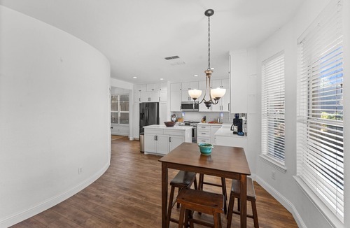 Hurst House | Family Friendly Hurst Home with Salwater Poo,l Fireplace, and Spacious Layout